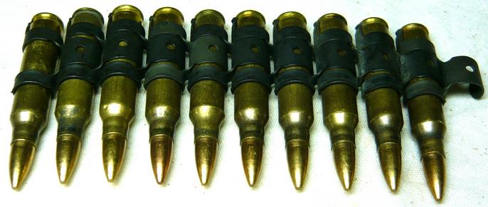 5.56mm./.223 Inert Rounds On Link 10 rounds