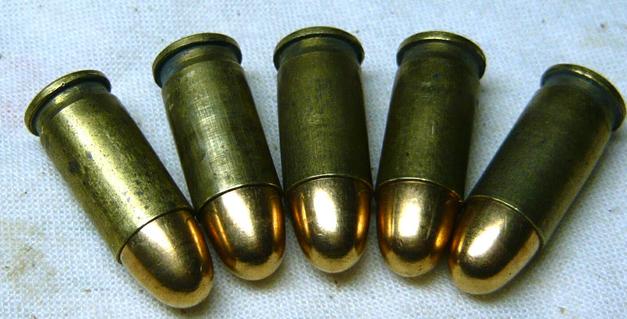 7.65mm./.32ACP Rounds x 5