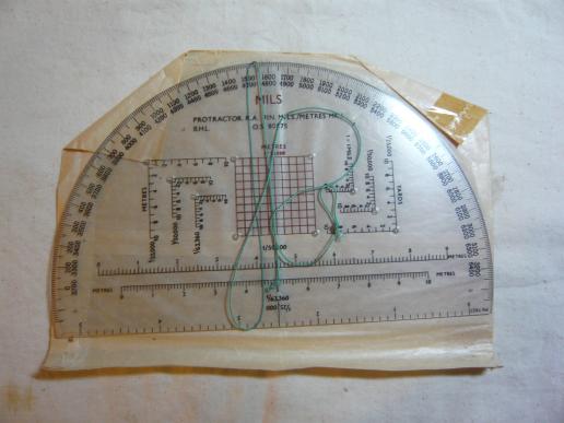 British Army Protractor - Unissued
