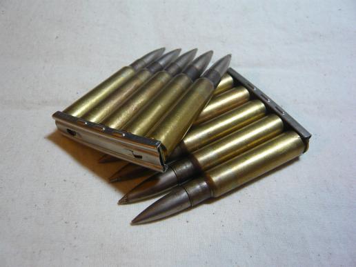 7.92mm Inert Rounds on Clip 1952