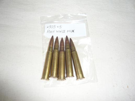 .303 Post WWII Dated x 5