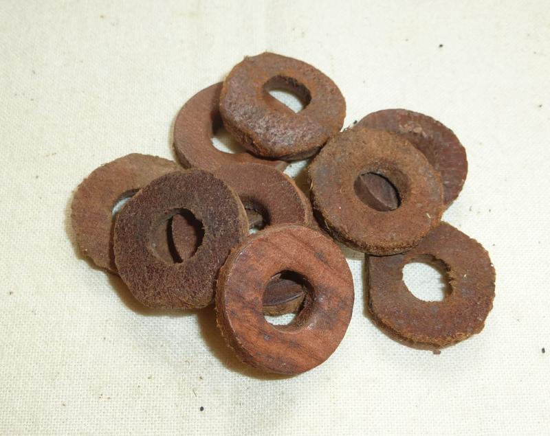 CR486 No4 Leather Stock Bolt Washer x 10