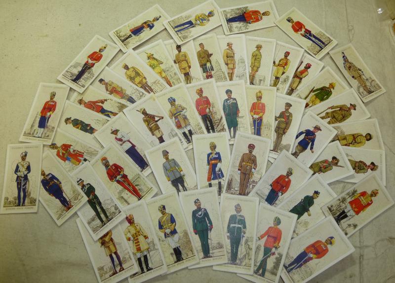Players Cigarette Cards Military Uniforms of the British Empire Qty.49