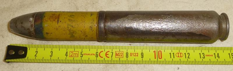 20mm. MG FF HE 20X80RB Cannon Shell dated 1941