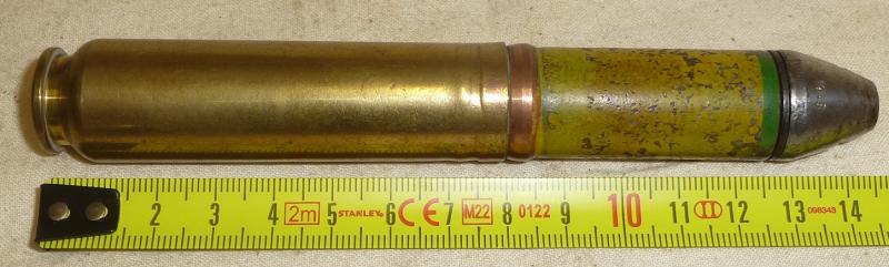 20mm. MG FF HE 20X80RB Cannon Shell