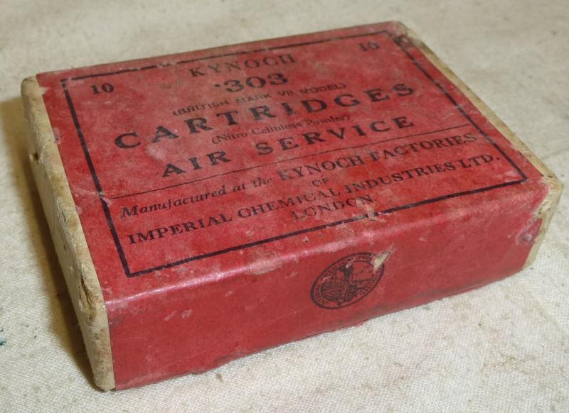 .303 Air Service Cartridges Boxed 1928
