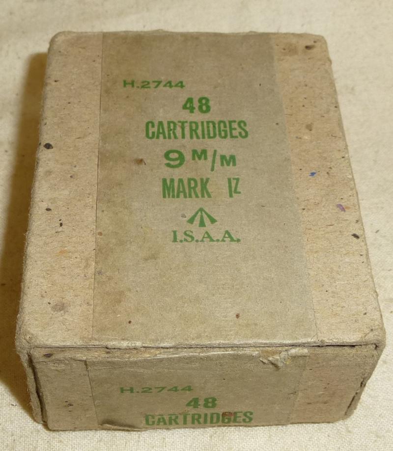 9mm. British WWII Complete Box 48 Rounds