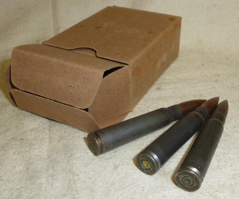 7.92mm German WWII Boxed 15 Rounds - 1940