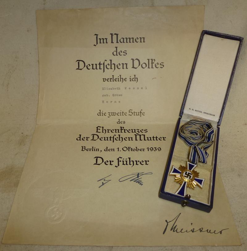 Cross of Honour of the German Mother in Gold