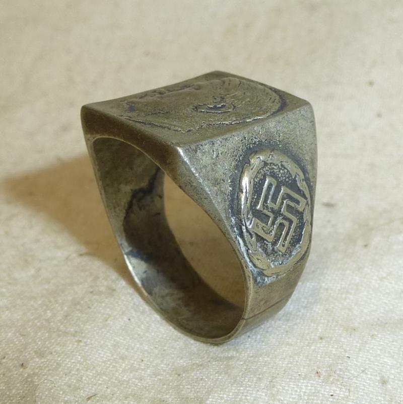 German WWII Adolf Hitler Ring