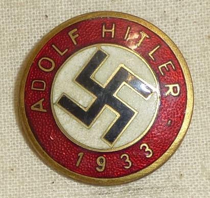 German WWII Enamel Party Badge