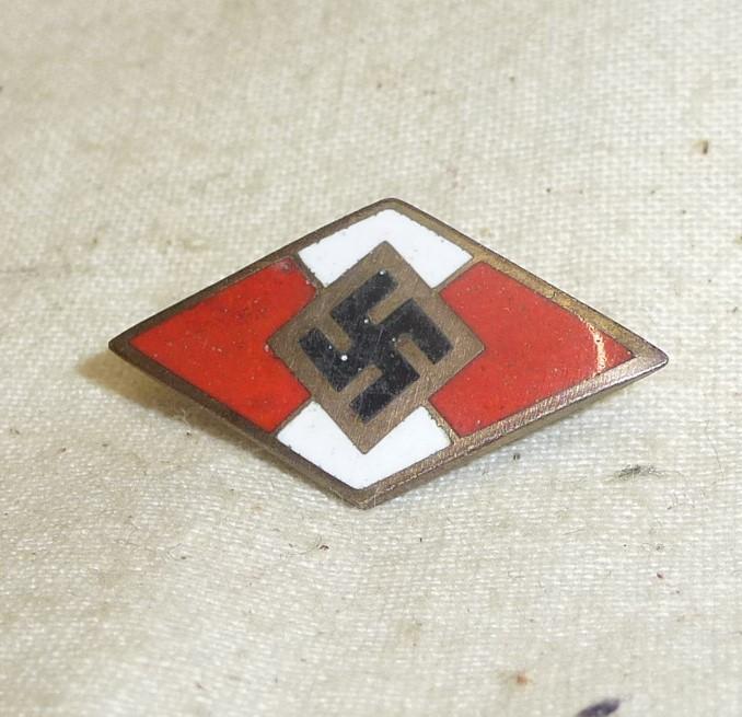 German WWII Hitler Youth Enamel Badge