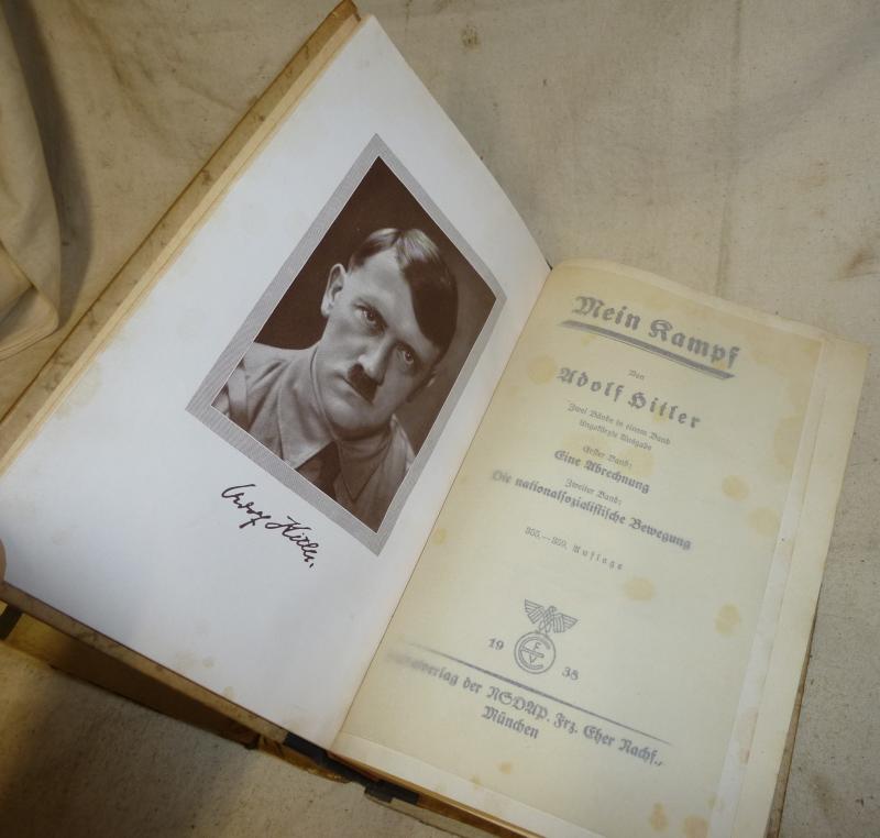 Mein Kampf Wedding Edition with Inscription