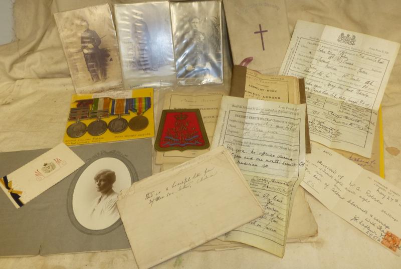 Rare Father and Son Medal Group with Providence and History