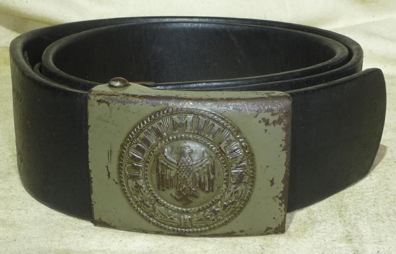 German Enlisted Mans Belt and Buckle