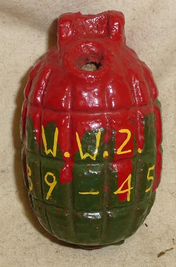 Inert British No. 36 Grenade Painted